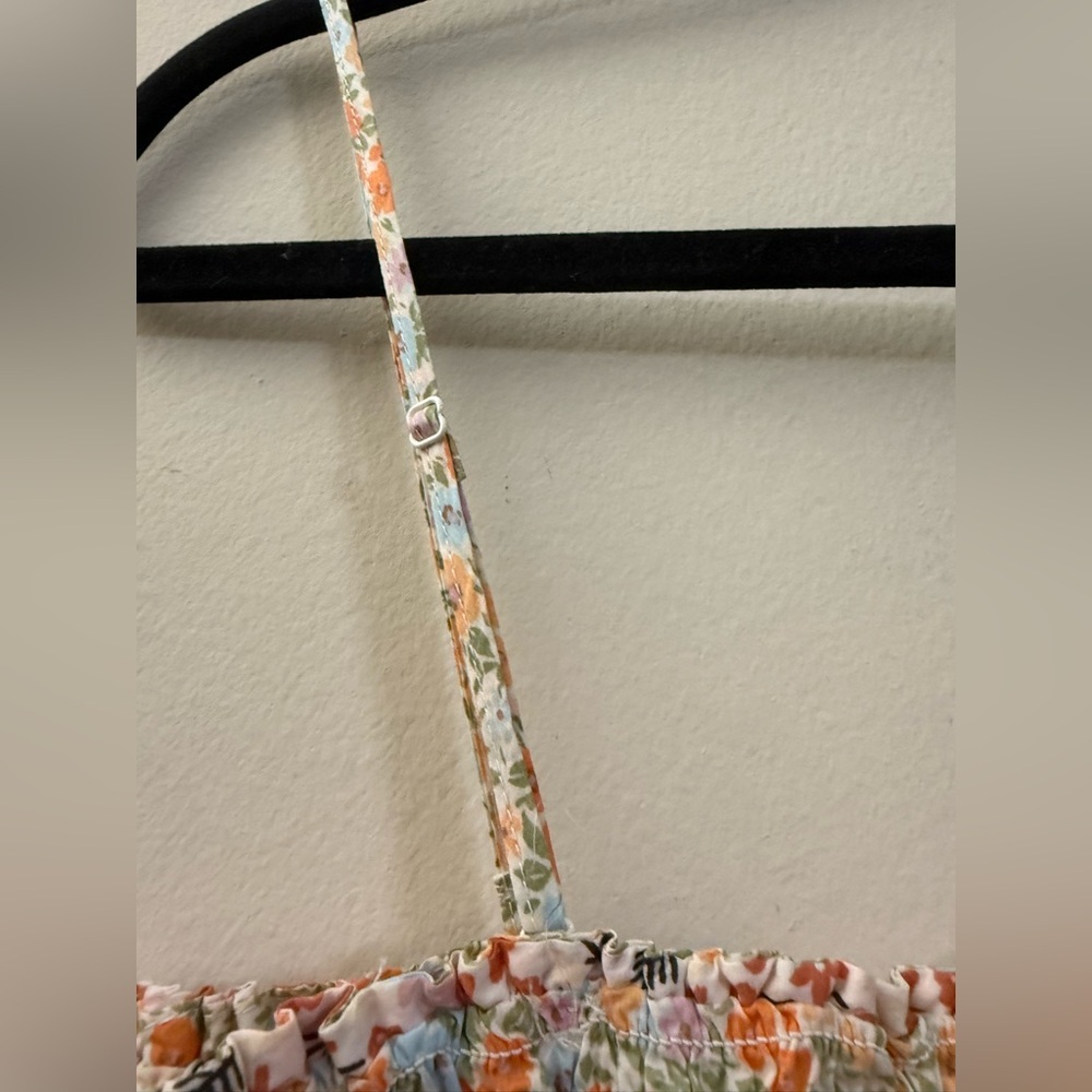 NWT American Eagle Outfitters Floral Smocked‎ Crop Top - XL - Picture 4 of 8